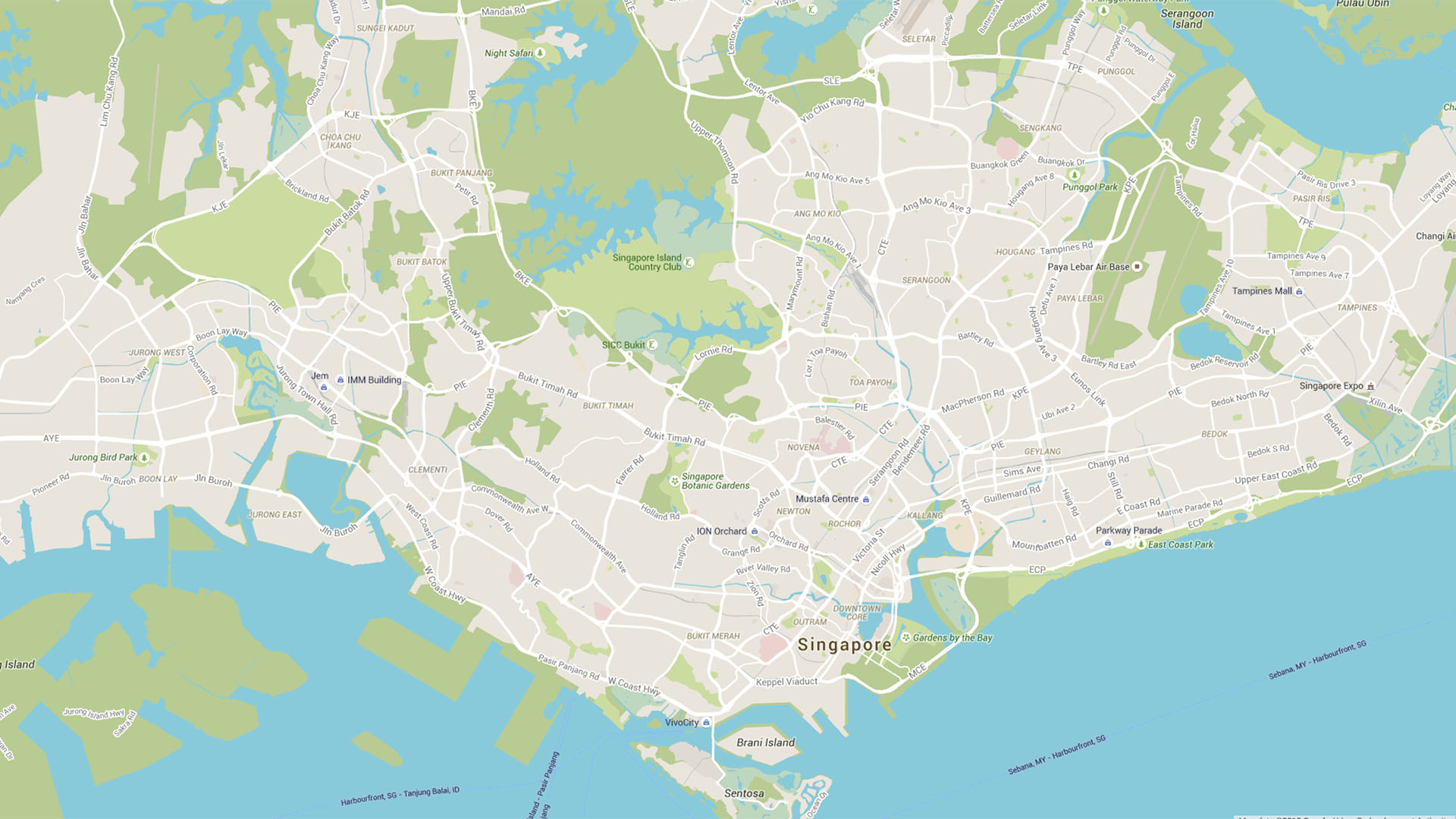 新加坡租房地图