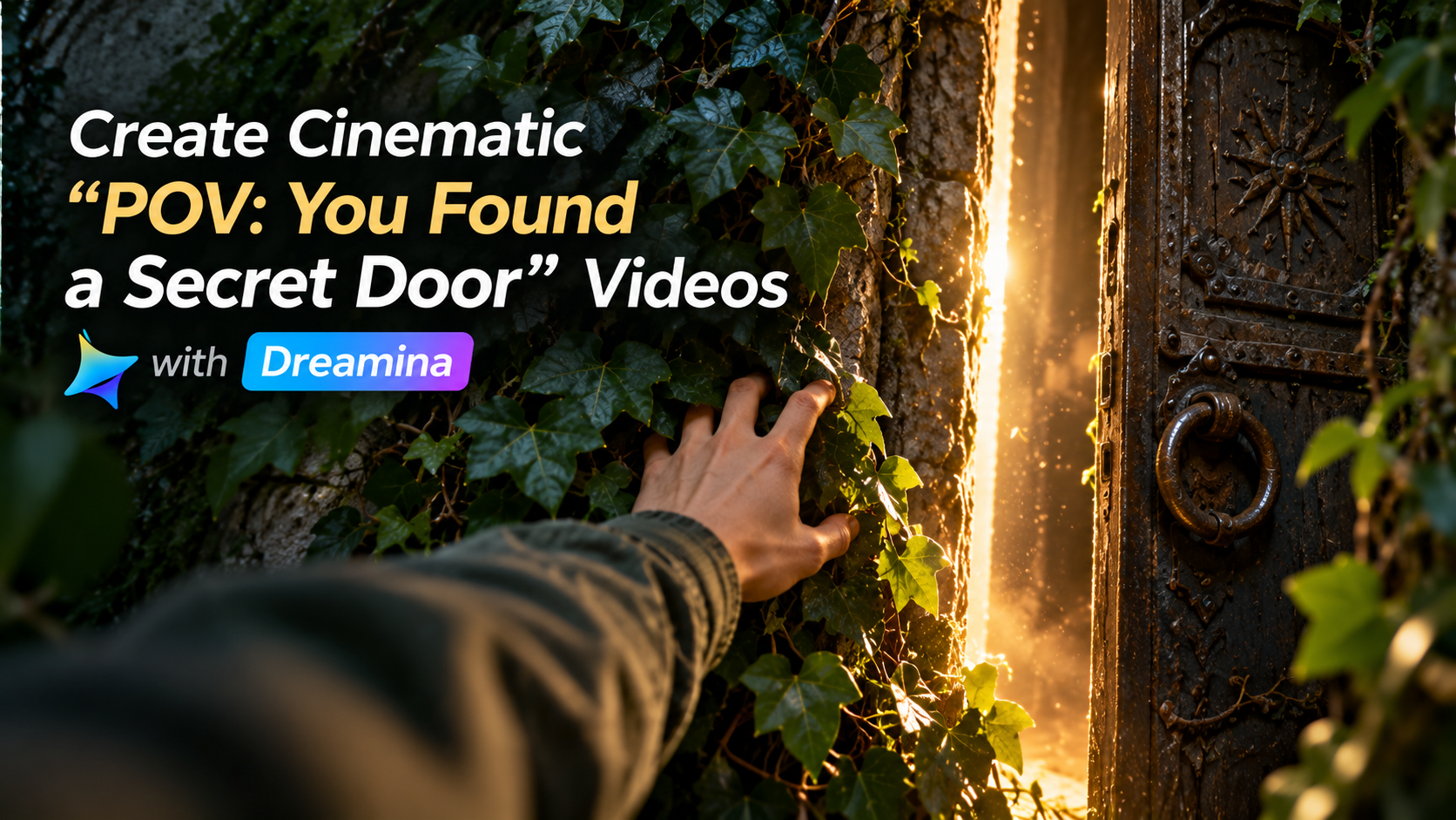 Create Cinematic "POV: You Found a Secret Door" Videos